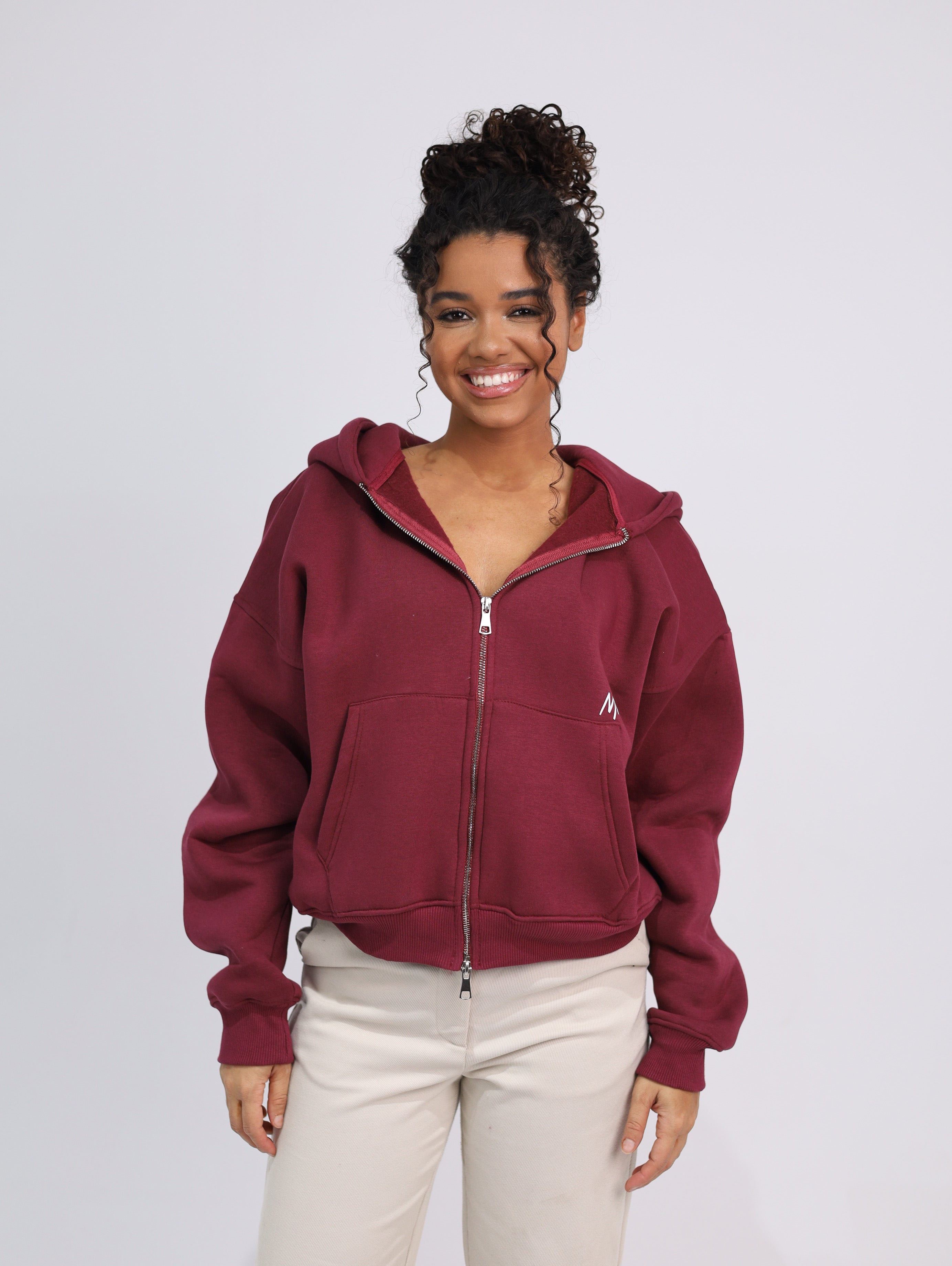 Double Zipper Boxy Jacket