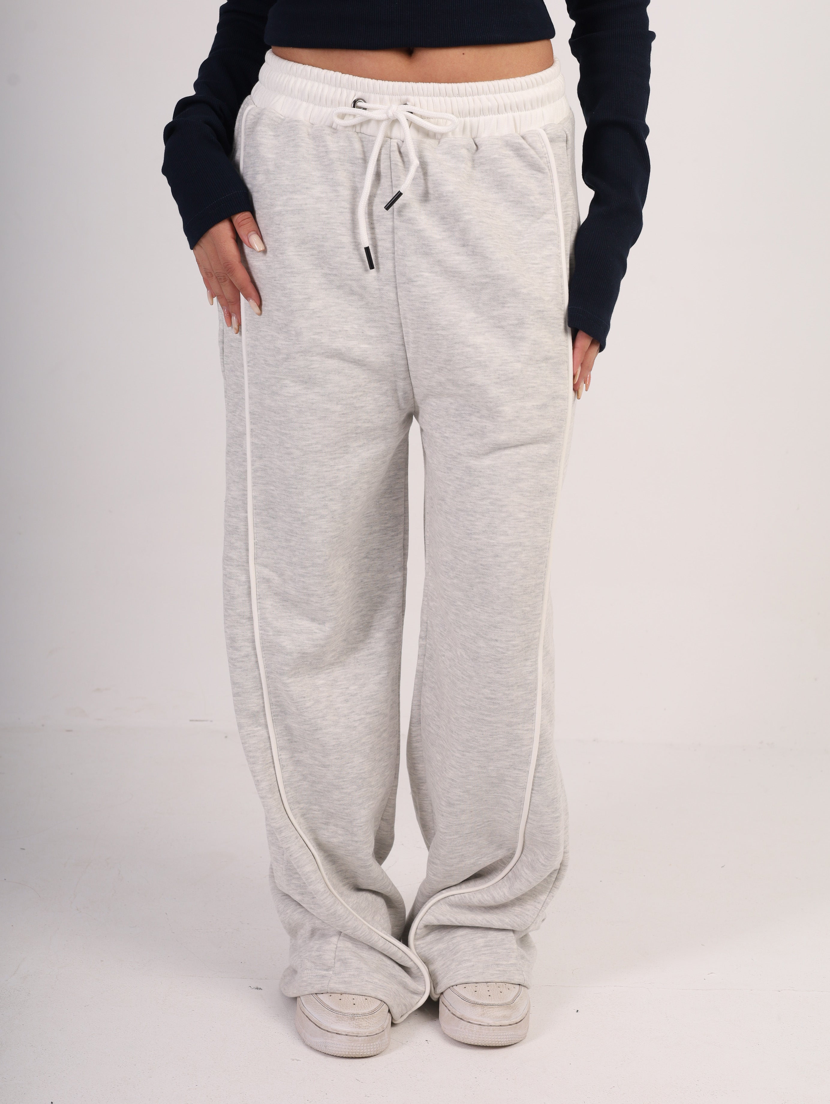 Line Wide-Leg Sweatpants
