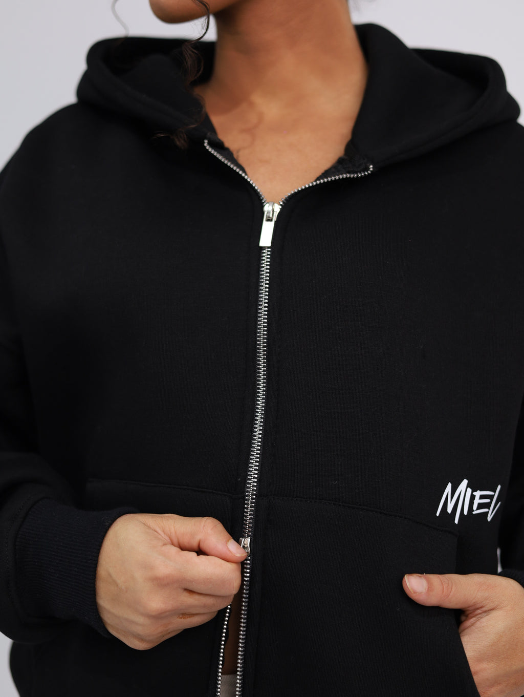 Two Zipper Boxy Hoodie