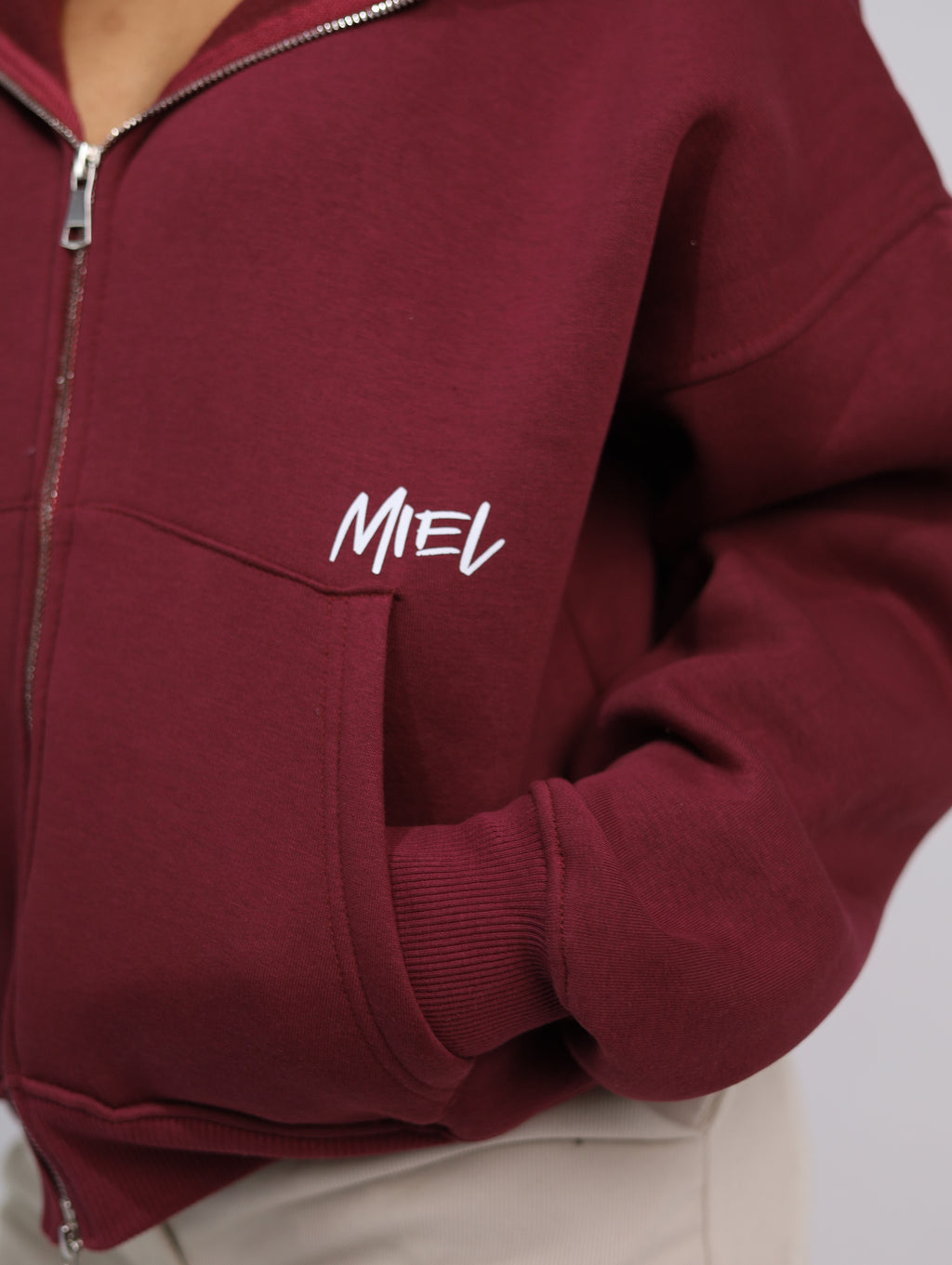 Two Zipper Boxy Hoodie