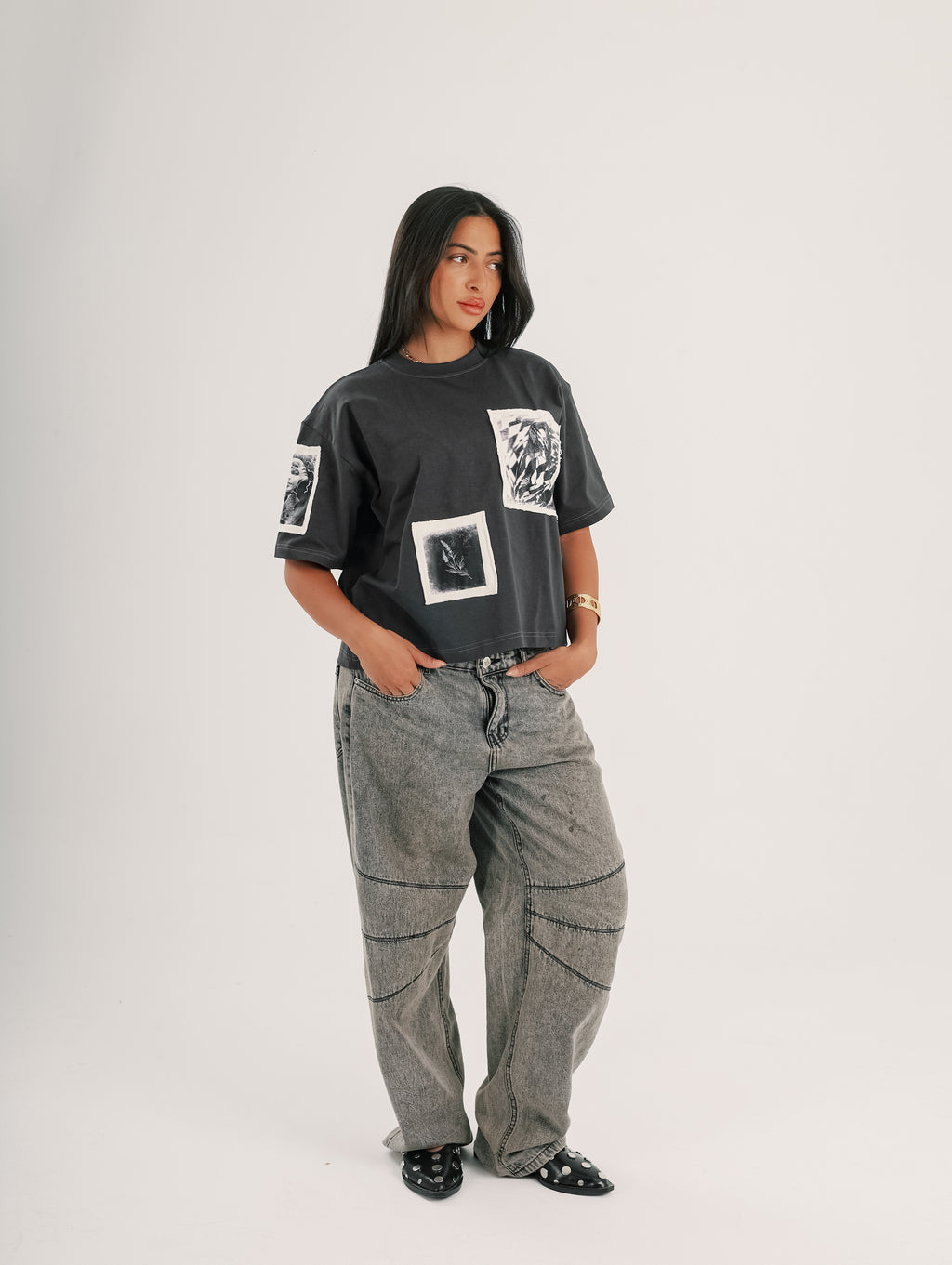 Oversized Patch Tee – Rebel Frames