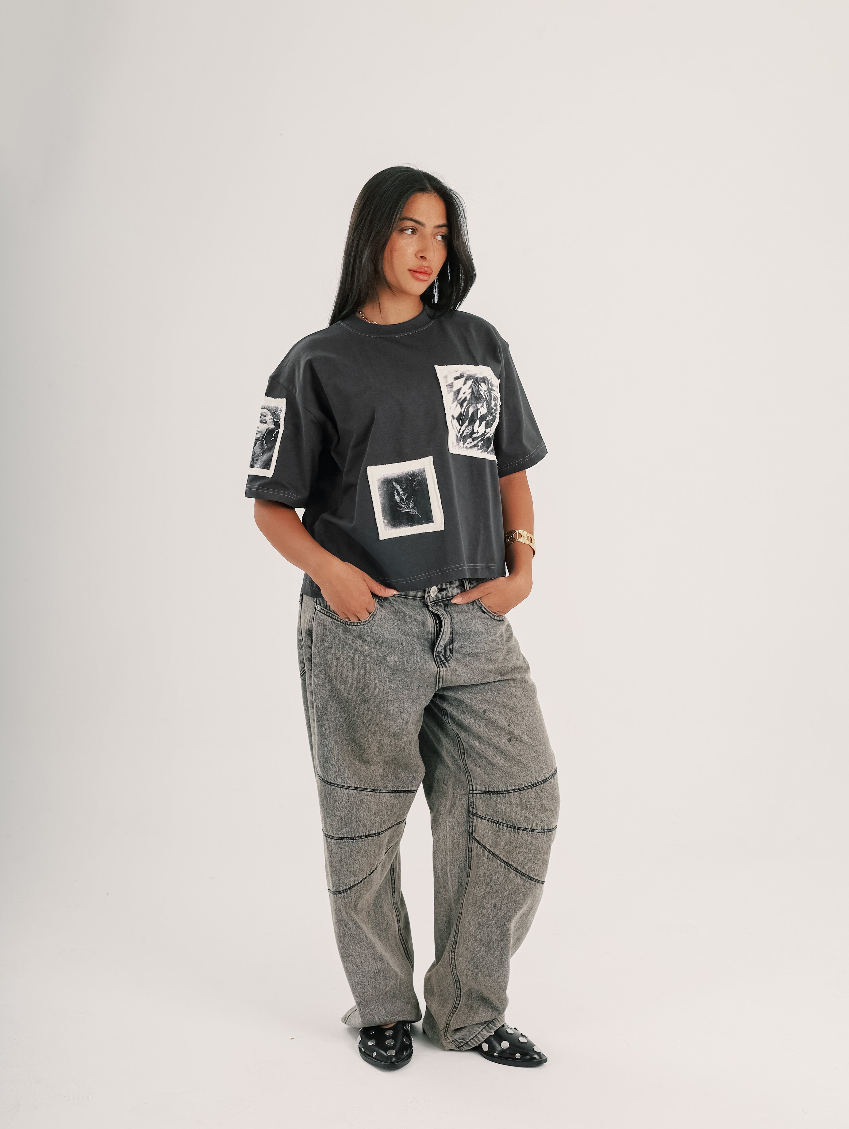 Oversized Patch Tee – Rebel Frames