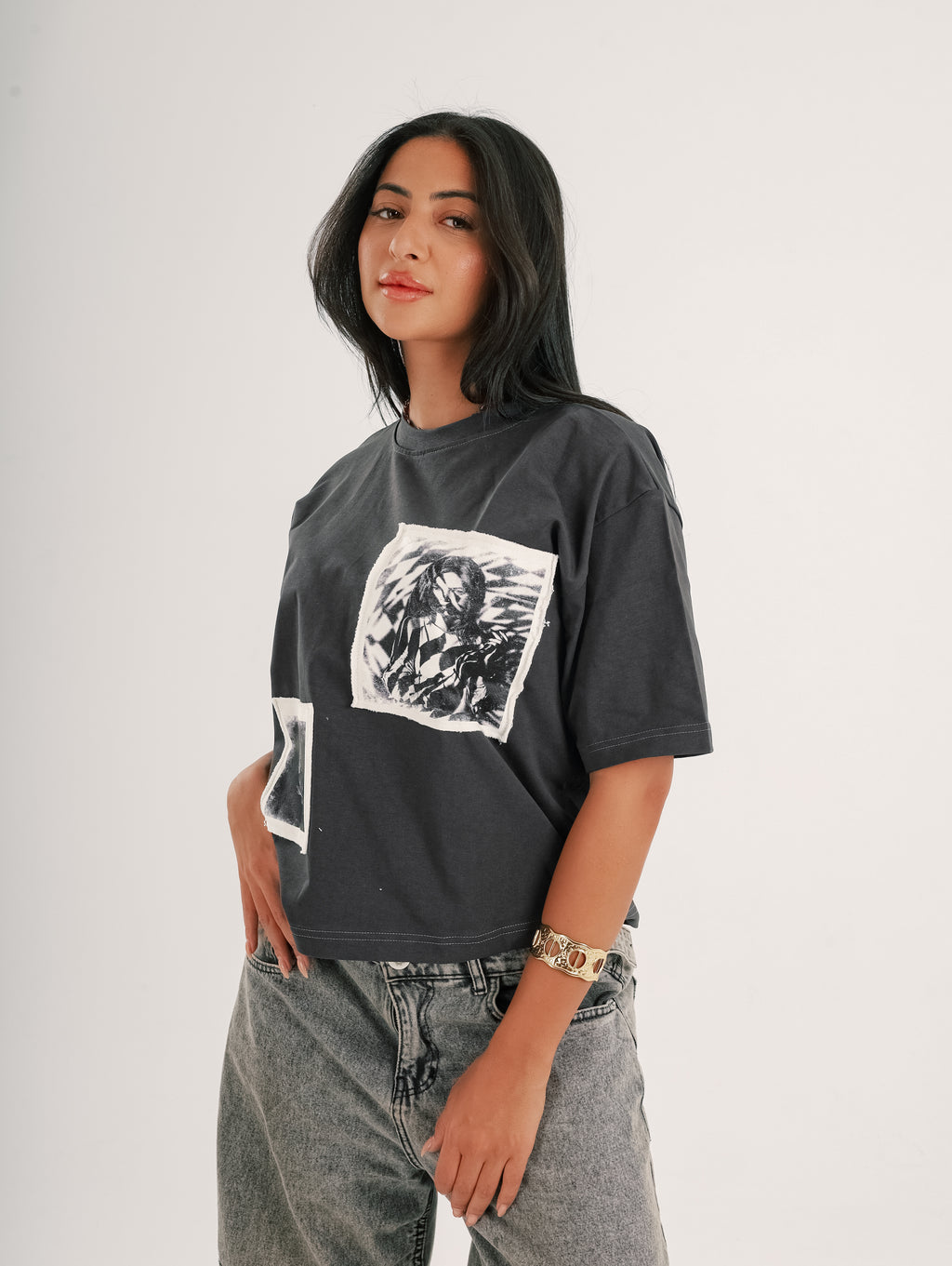 Oversized Patch Tee – Rebel Frames