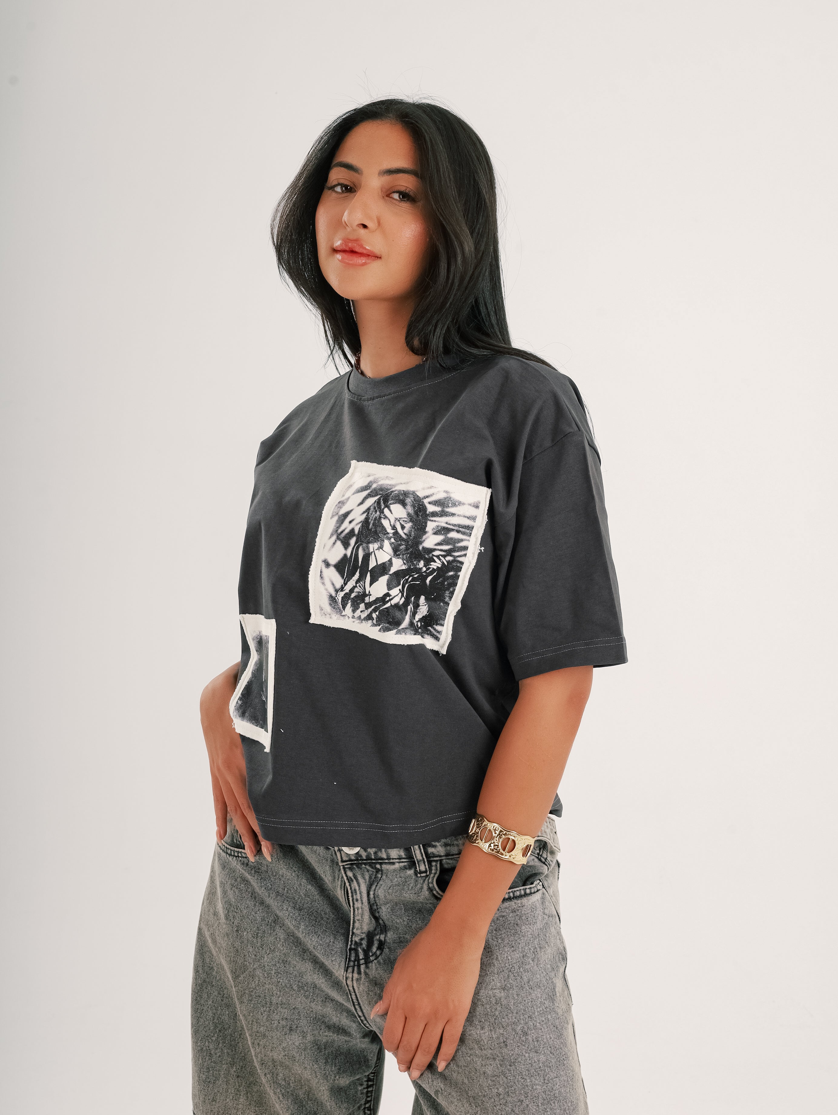 Oversized Patch Tee – Rebel Frames