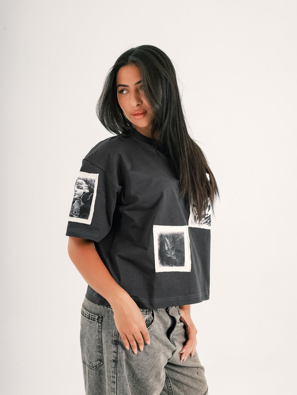 Oversized Patch Tee – Rebel Frames