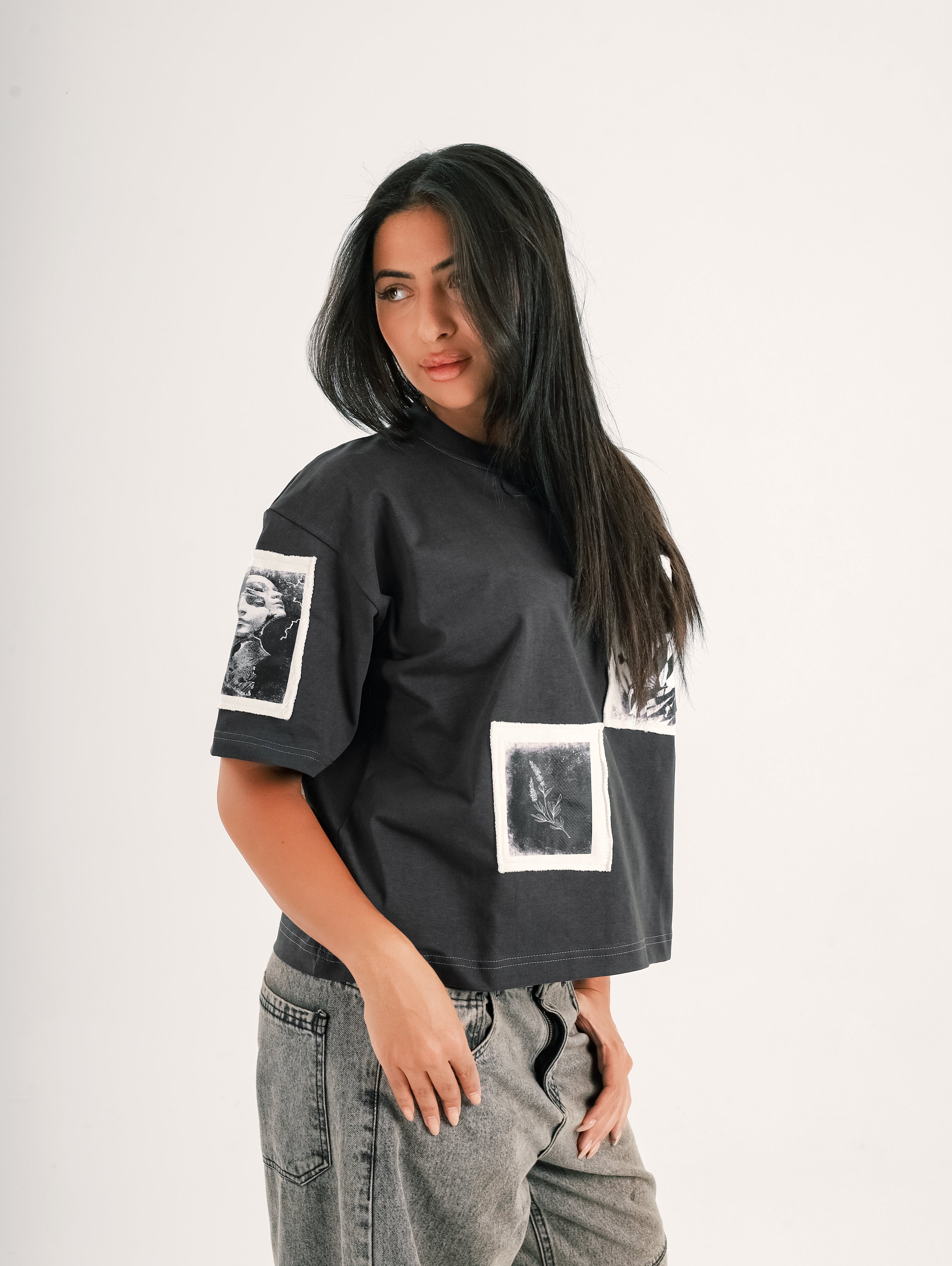 Oversized Patch Tee – Rebel Frames