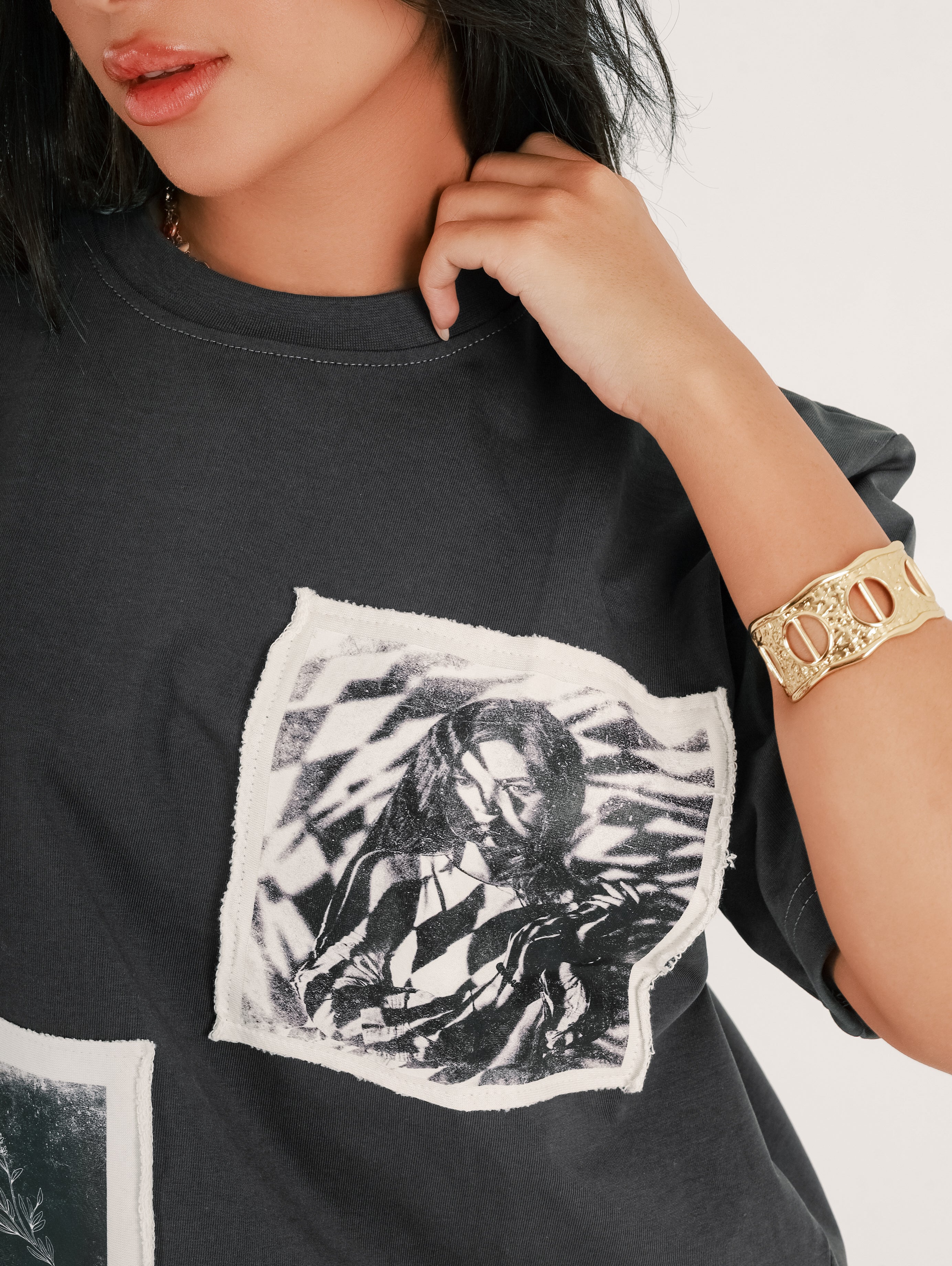 Oversized Patch Tee – Rebel Frames