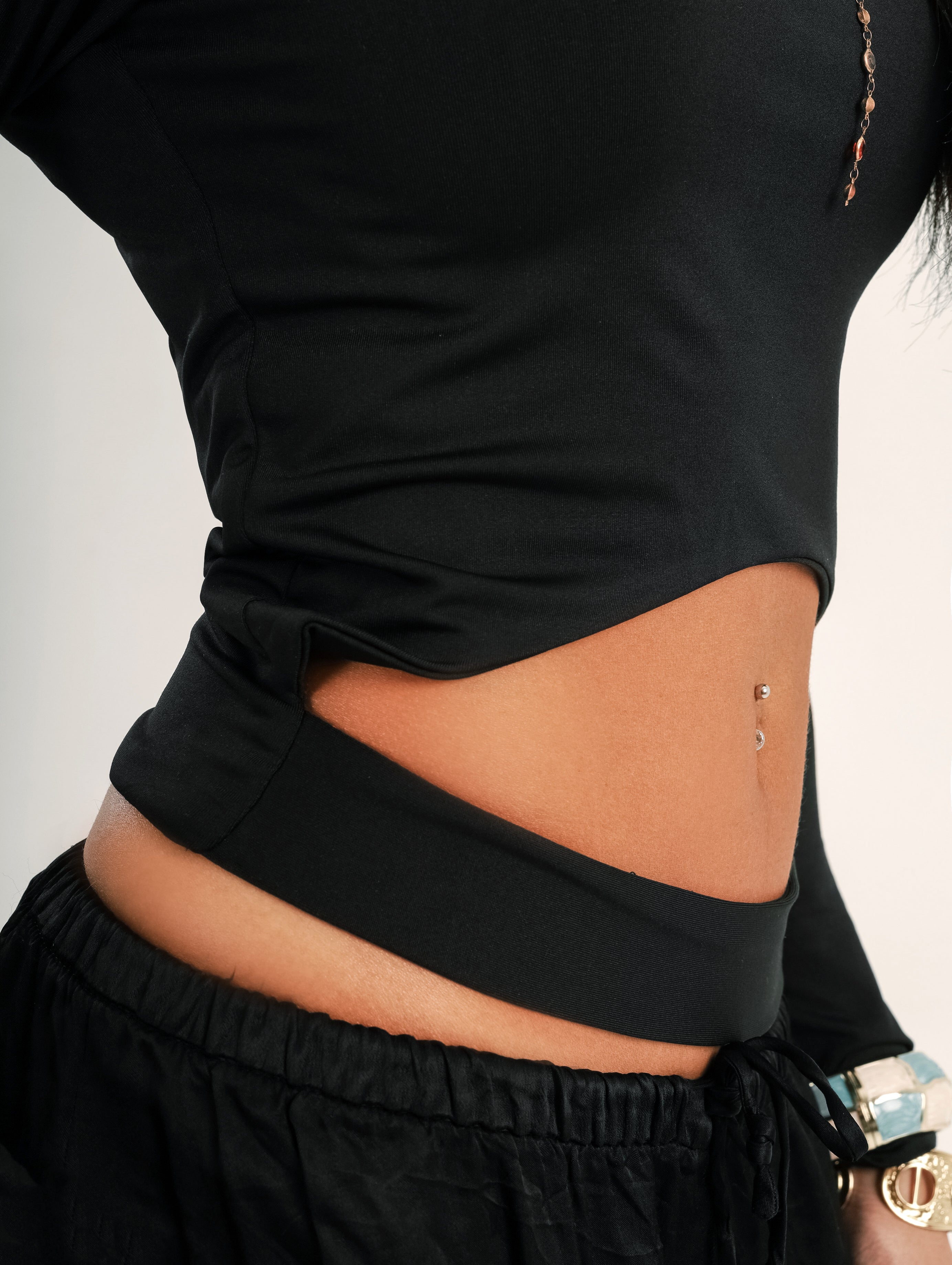 Cut-Out Long Sleeve Top