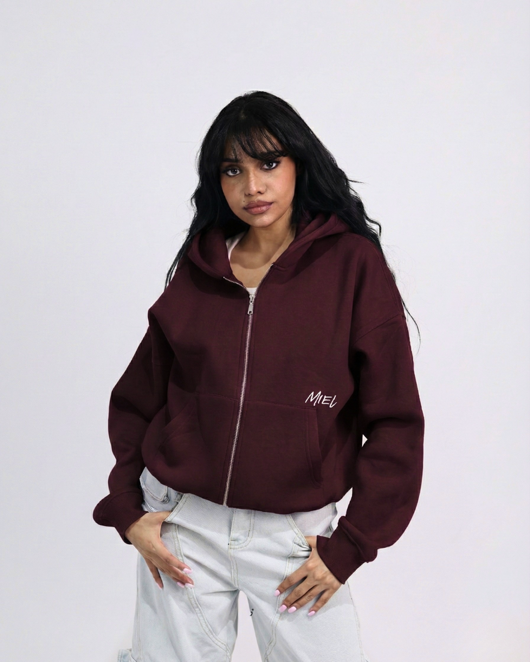 Double Zipper Boxy Jacket